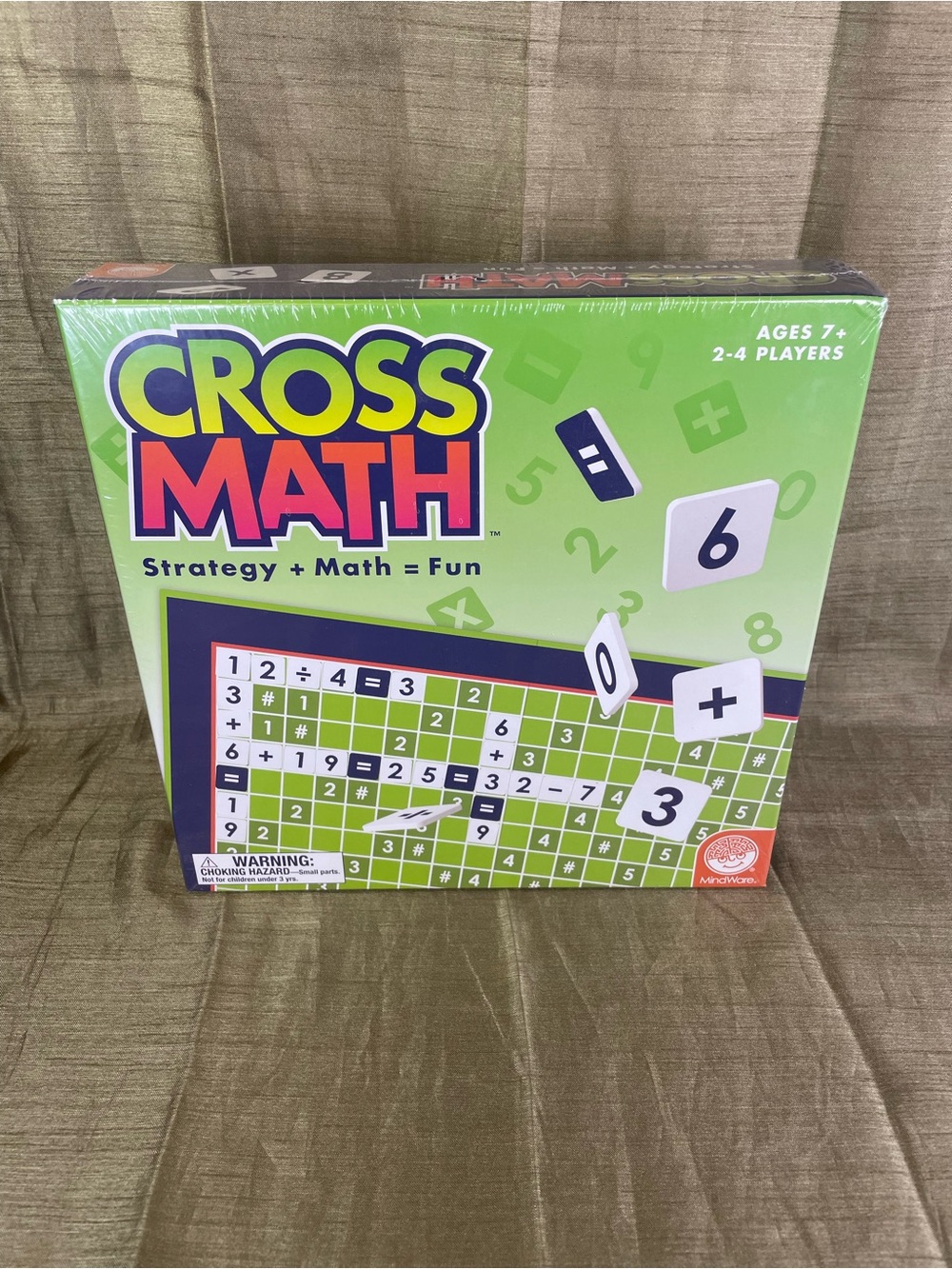 Mindware CrossMath Game Cross Math Strategy + Math = Fun 2021 New Sealed